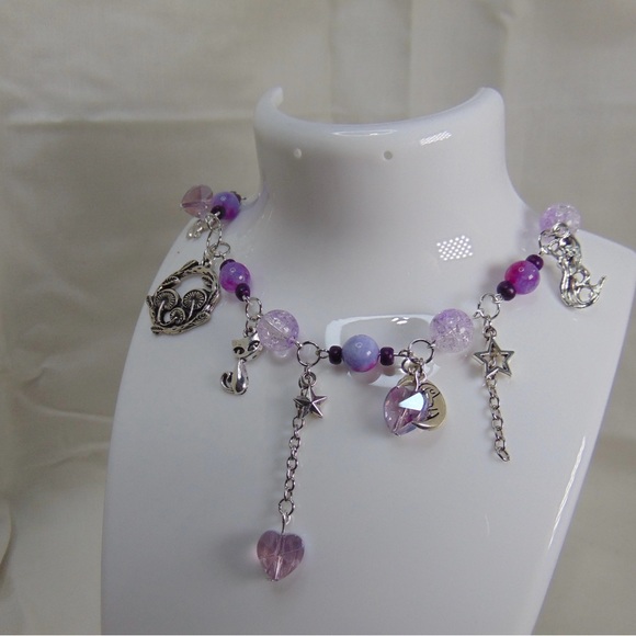 Handmade necklace 💜 - Picture 2 of 5